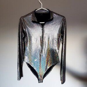 💖 Forever 21 - Metallic Body Suit 💖